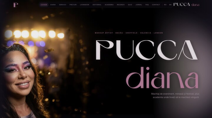 Pucca Diana · Artist de machiaj și academie · Alkeme Design