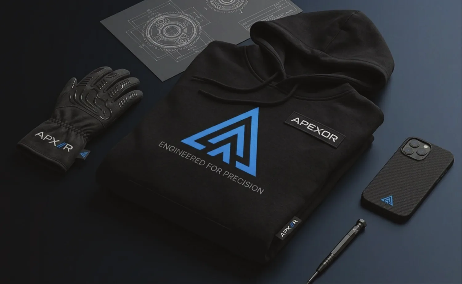 Ghidul de identitate vizuală al mărcii Apexor · Alkeme Design