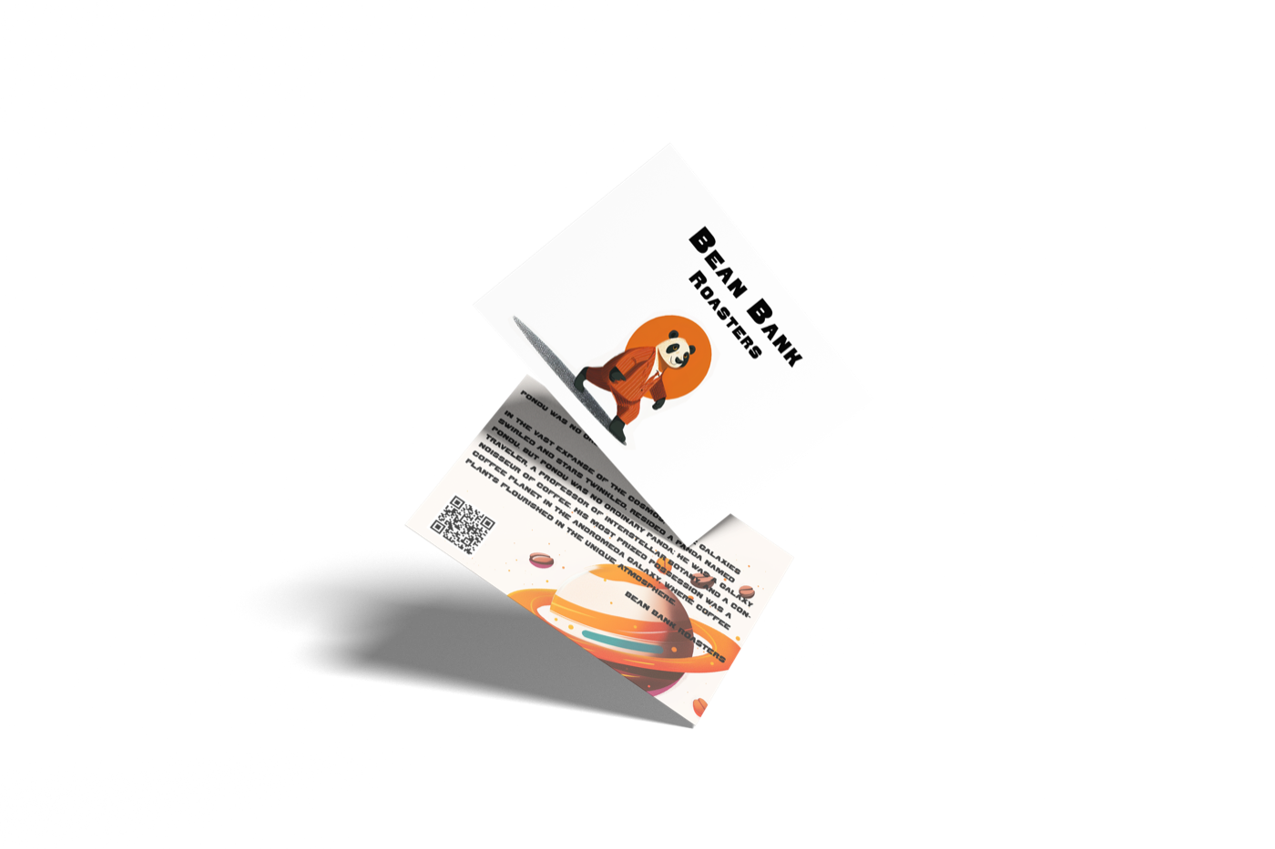 Materiale de promovare ale mărcii BeanBank · Alkeme Design