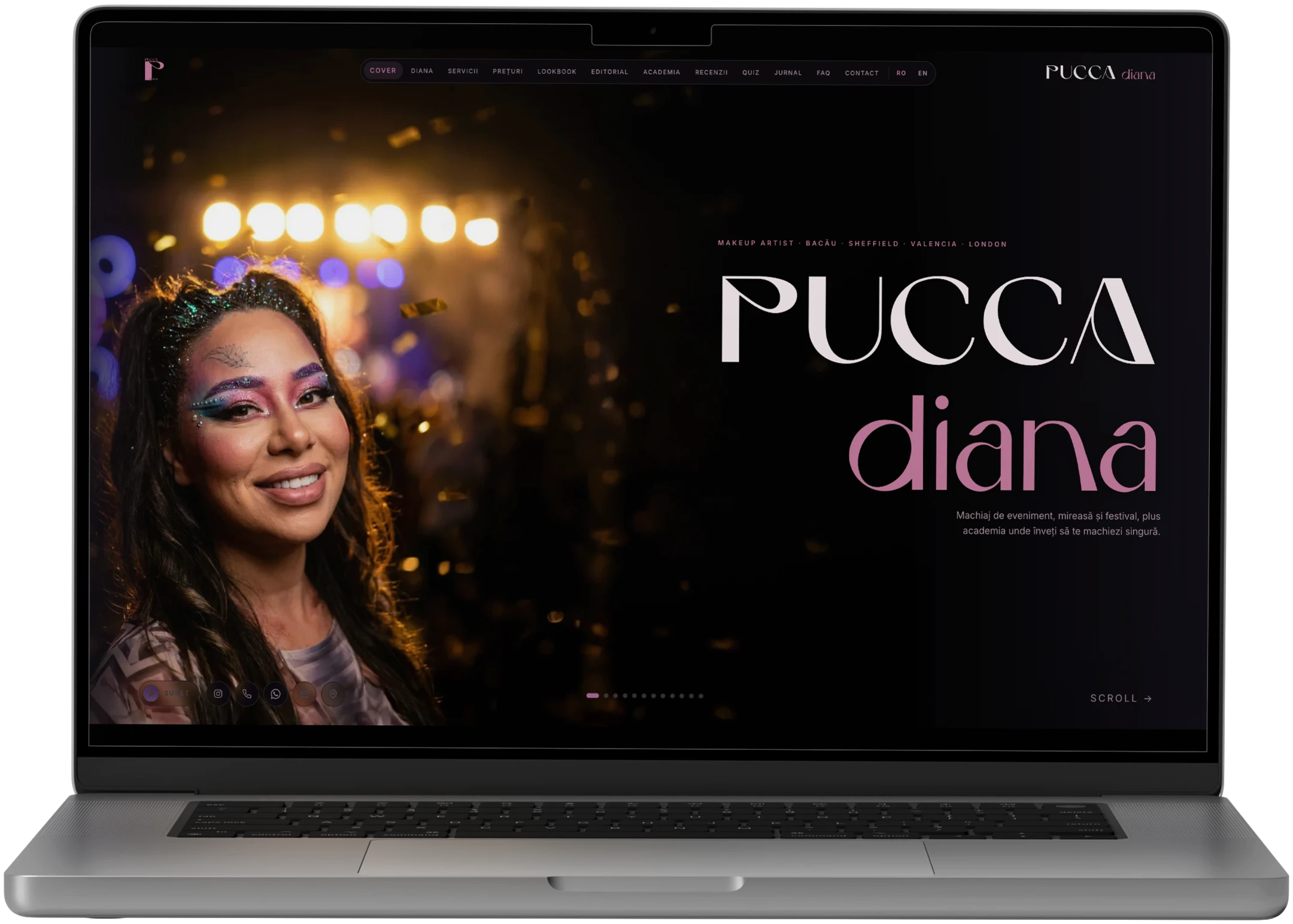 Pucca Diana · Artist de machiaj și academie · Alkeme Design